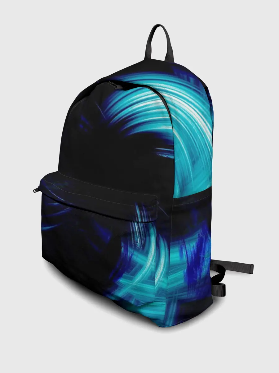 Рюкзак джинсовый / Неоновый вихрь