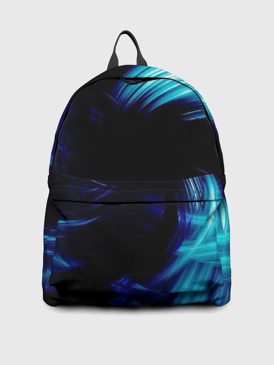 Рюкзак джинсовый / Неоновый вихрь