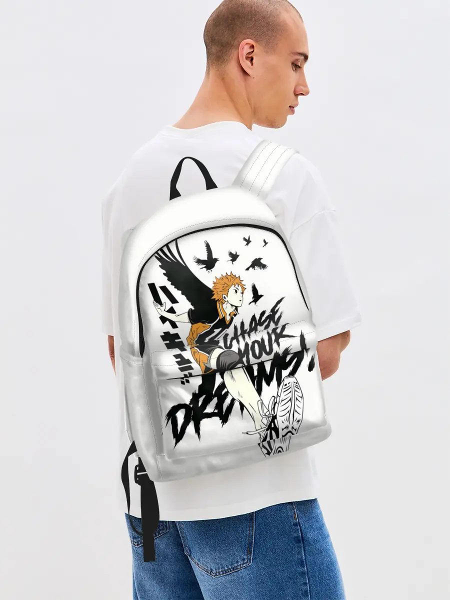 Рюкзак джинсовый / HAIKYUU Chase Your Dreams