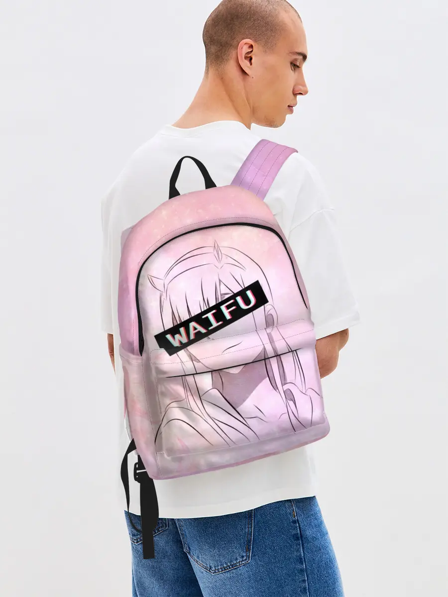 Рюкзак джинсовый / Моя вайфу - Zero Two