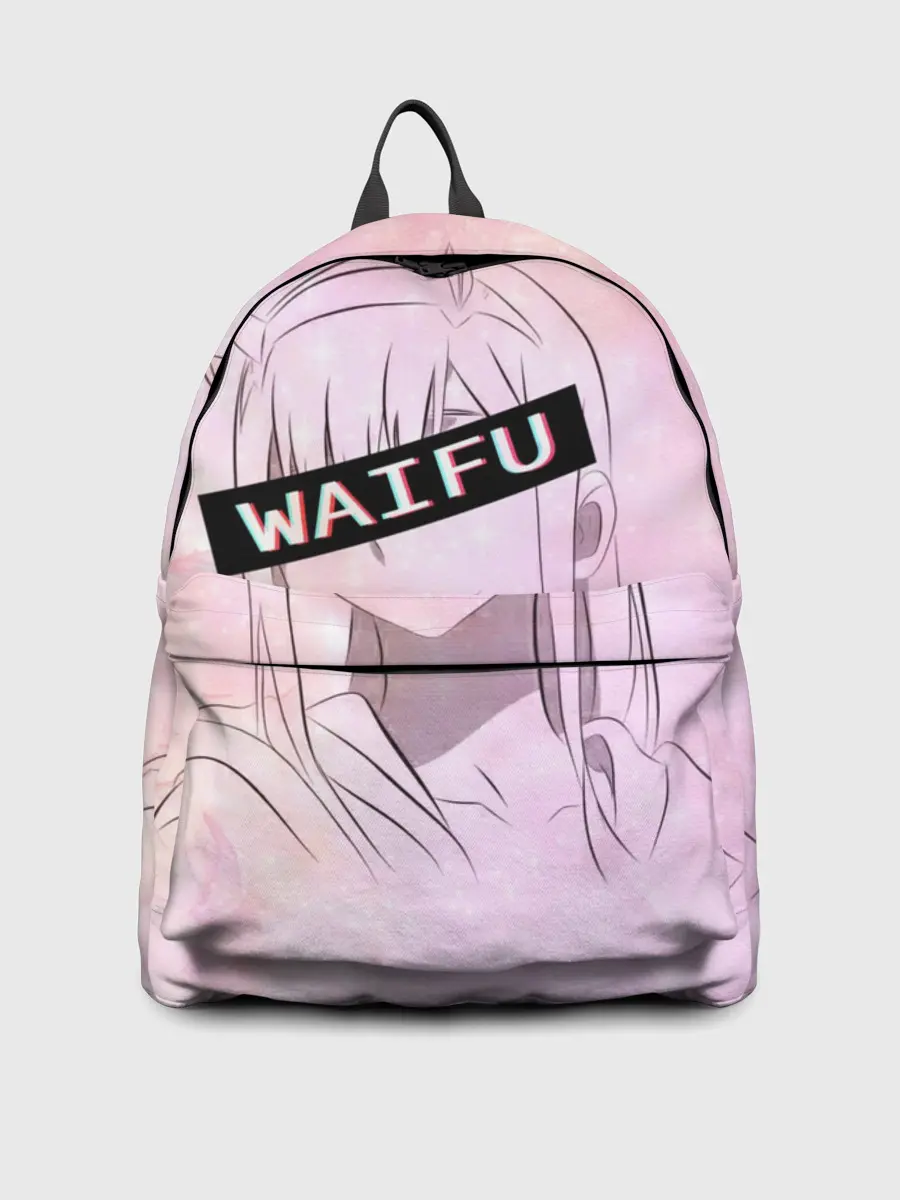 Рюкзак джинсовый / Моя вайфу - Zero Two