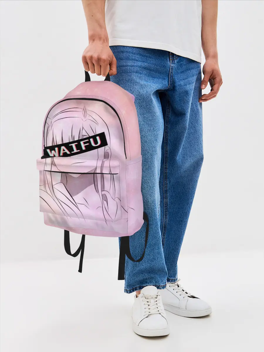 Рюкзак джинсовый / Моя вайфу - Zero Two