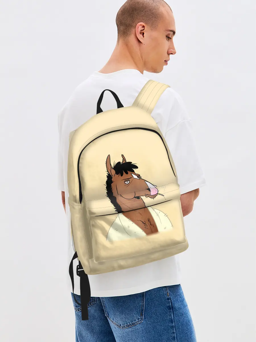 Рюкзак джинсовый / Конь БоДжек