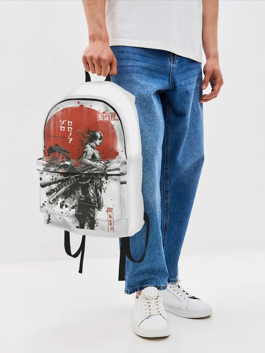 Рюкзак джинсовый / ONE PIECE ZORO Roronoa SAMURAI