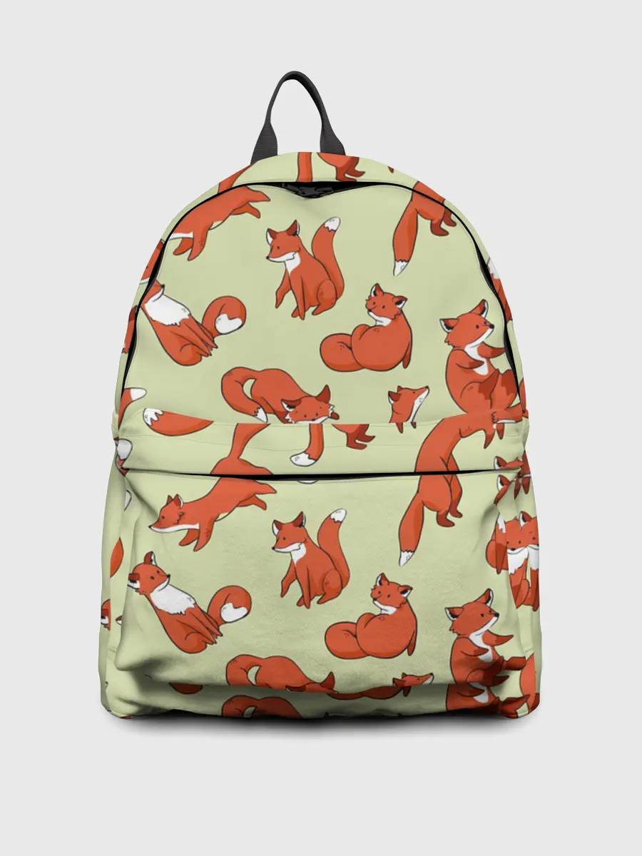 Рюкзак джинсовый / Осенние лисички