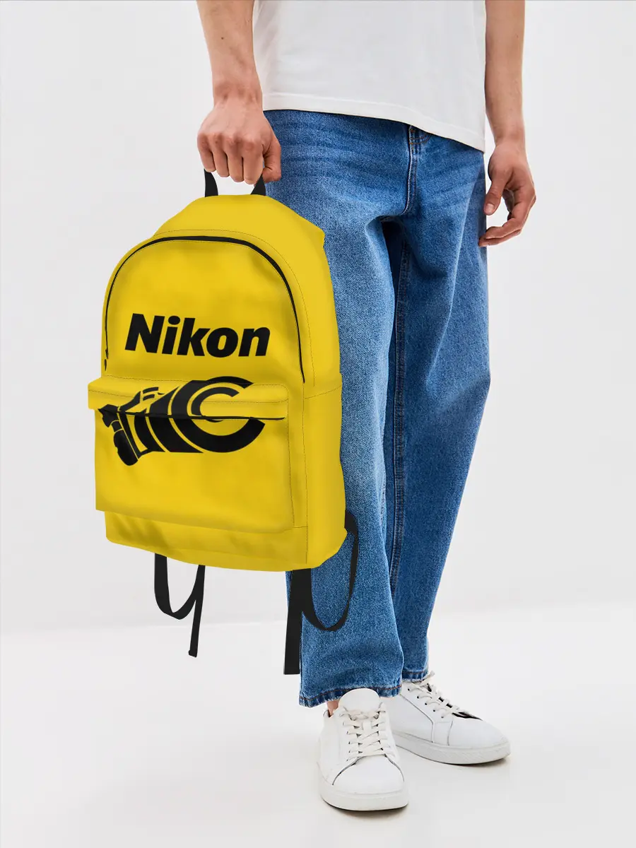 Рюкзак джинсовый / Никон