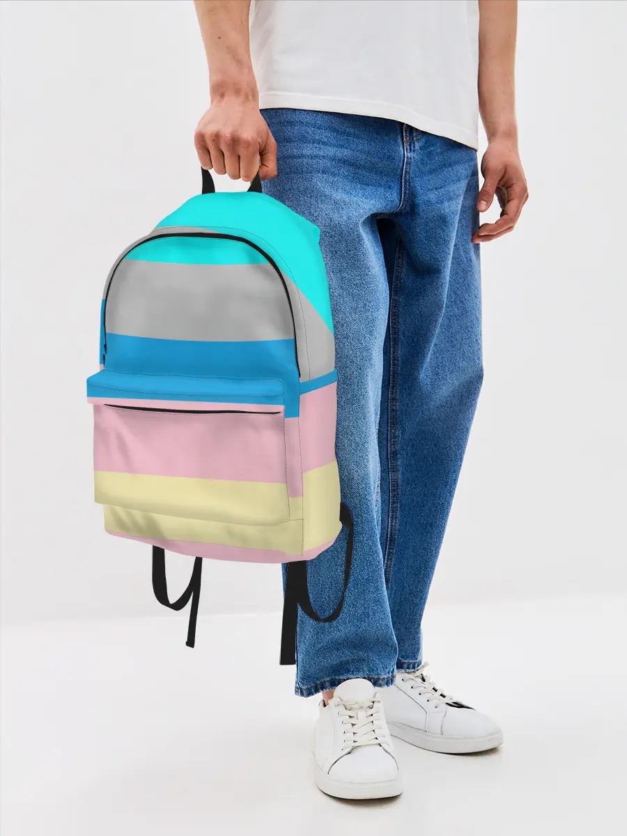 Рюкзак джинсовый / Флаг аниме