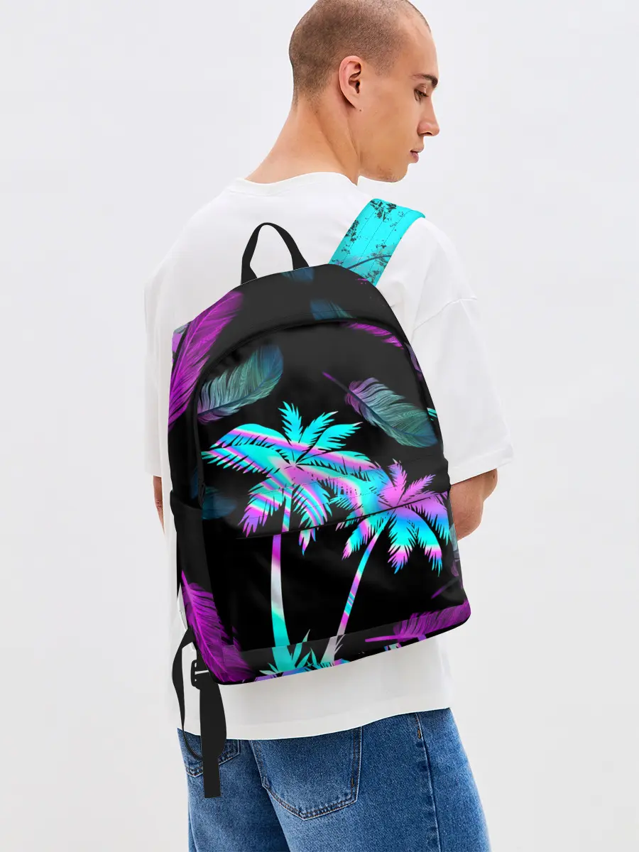 Рюкзак джинсовый / Неоновое лето