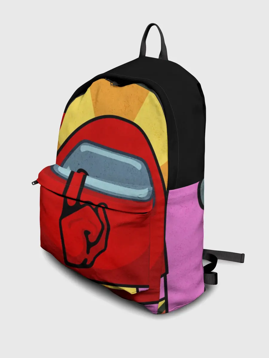 Рюкзак джинсовый / Among Us IMPOSTOR