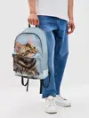 Рюкзак джинсовый / Бенгальский кот