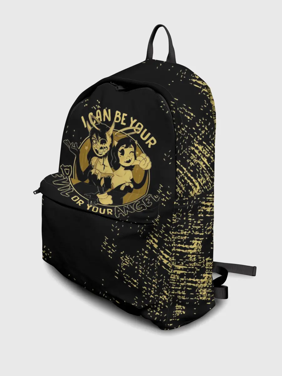 Рюкзак джинсовый / Bendy And The Ink Machine