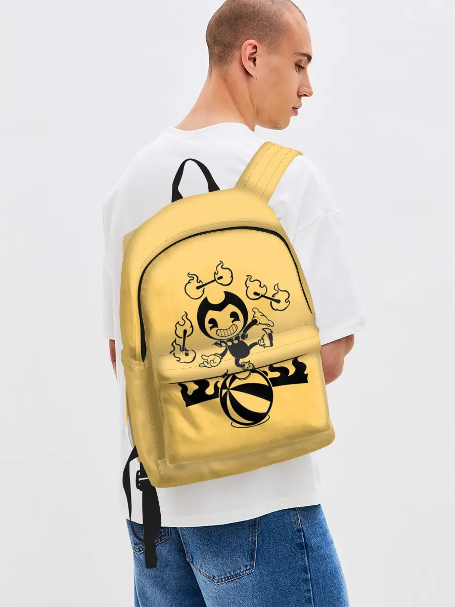 Рюкзак джинсовый / Bendy And The Ink Machine