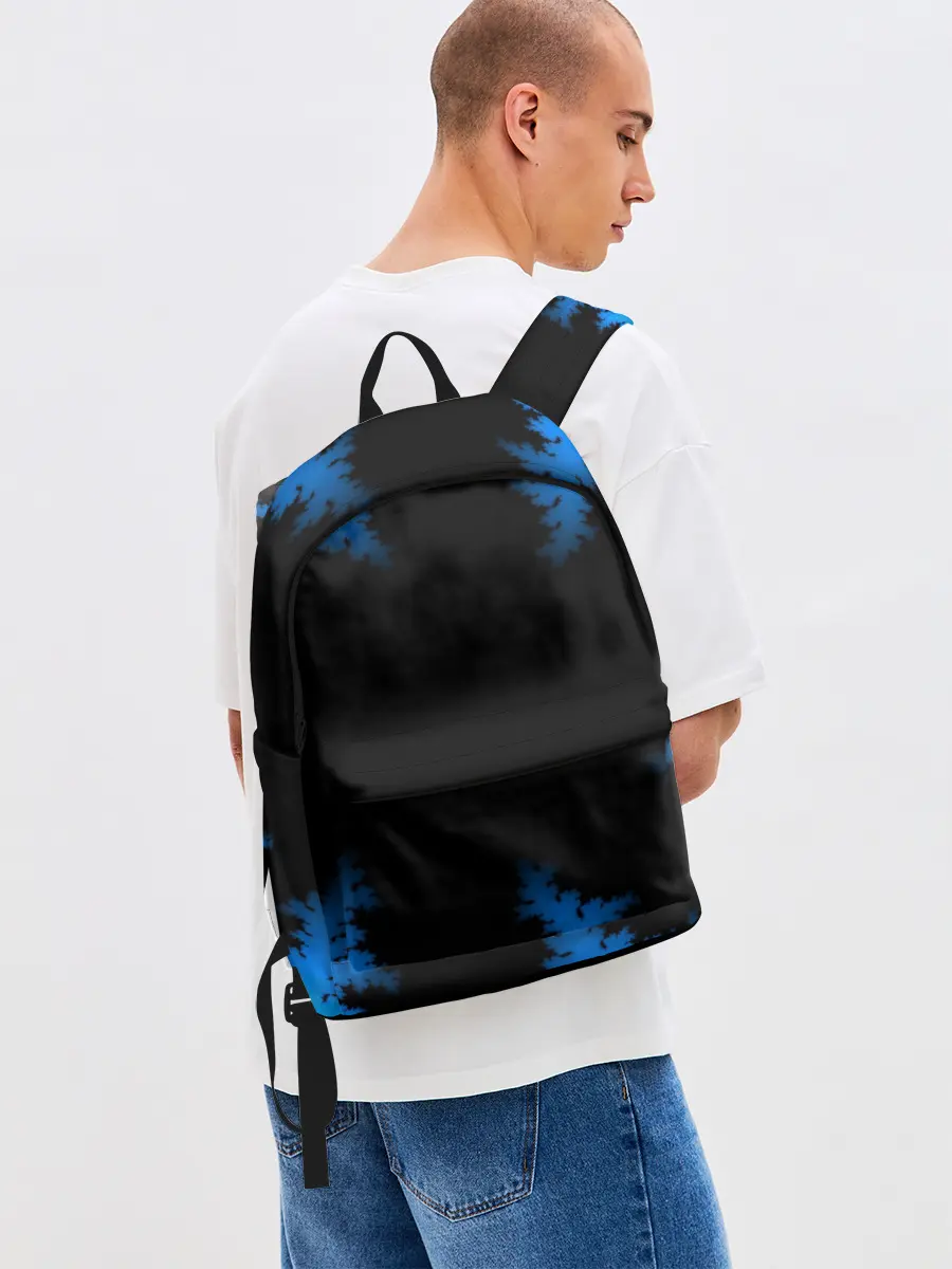 Рюкзак джинсовый / Морозный узор