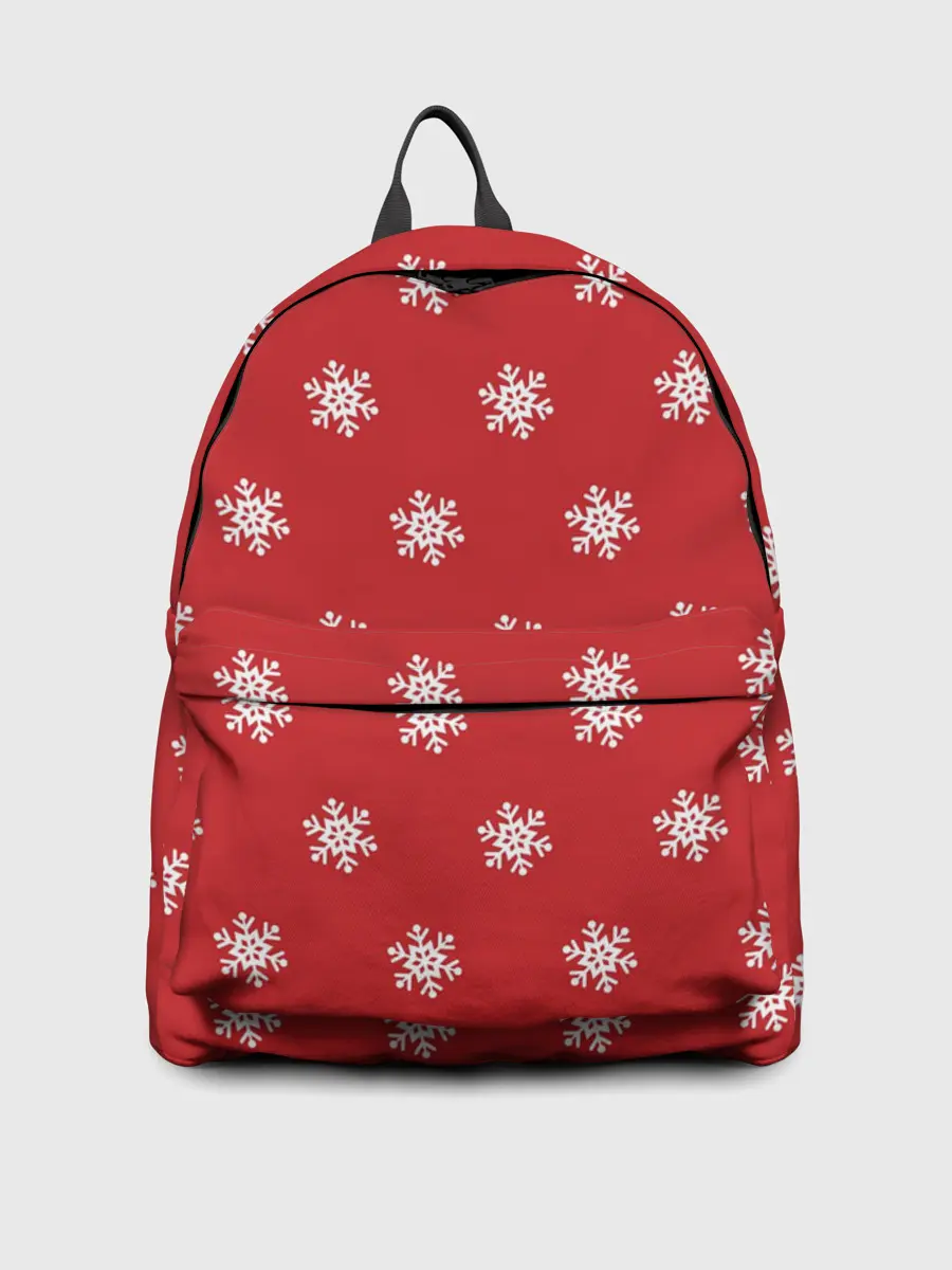 Рюкзак джинсовый / Снежинки