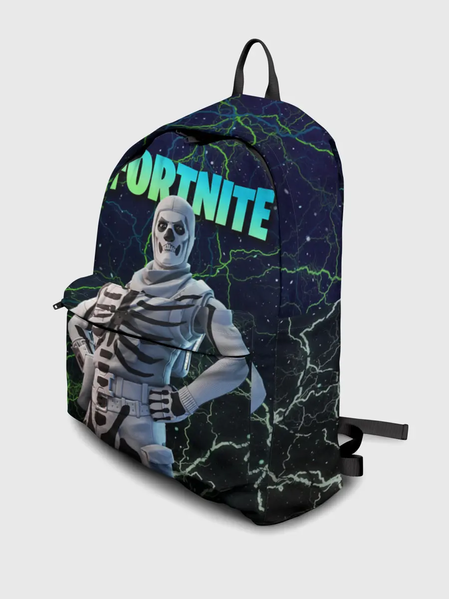 Рюкзак джинсовый / Fortnite Skull Trooper
