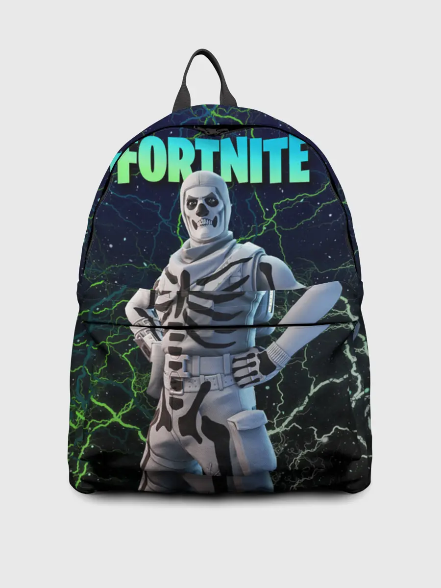 Рюкзак джинсовый / Fortnite Skull Trooper