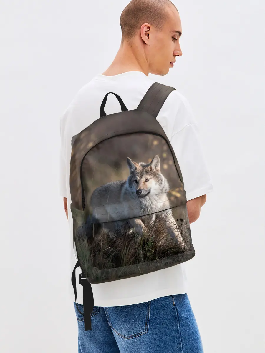 Рюкзак джинсовый / WOLF
