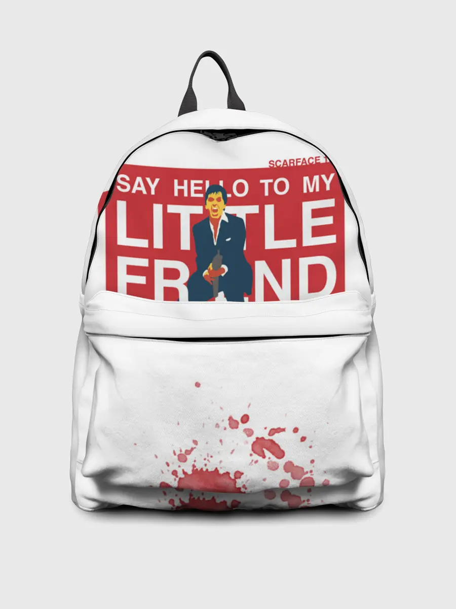 Рюкзак джинсовый / Лицо со шрамом