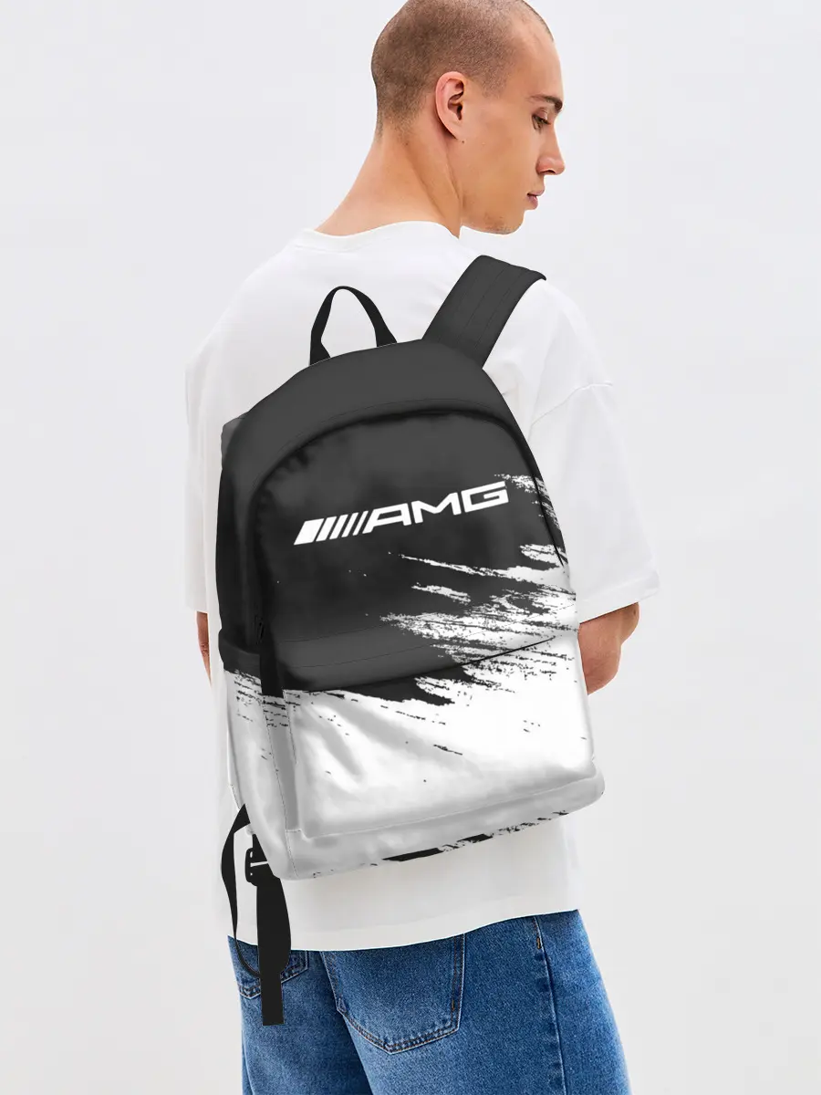 Рюкзак джинсовый / AMG MERCEDES.