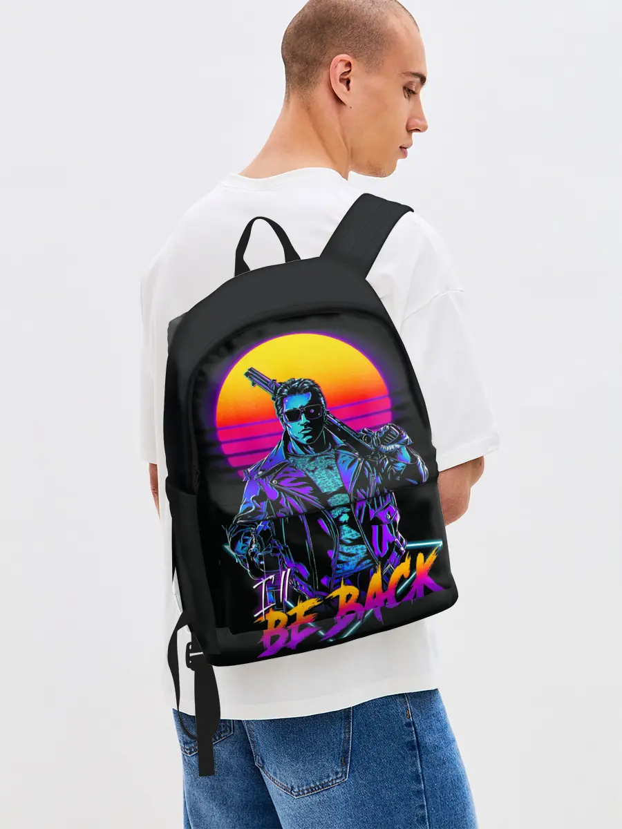 Рюкзак джинсовый / I WILL BE BACK | TERMINATOR