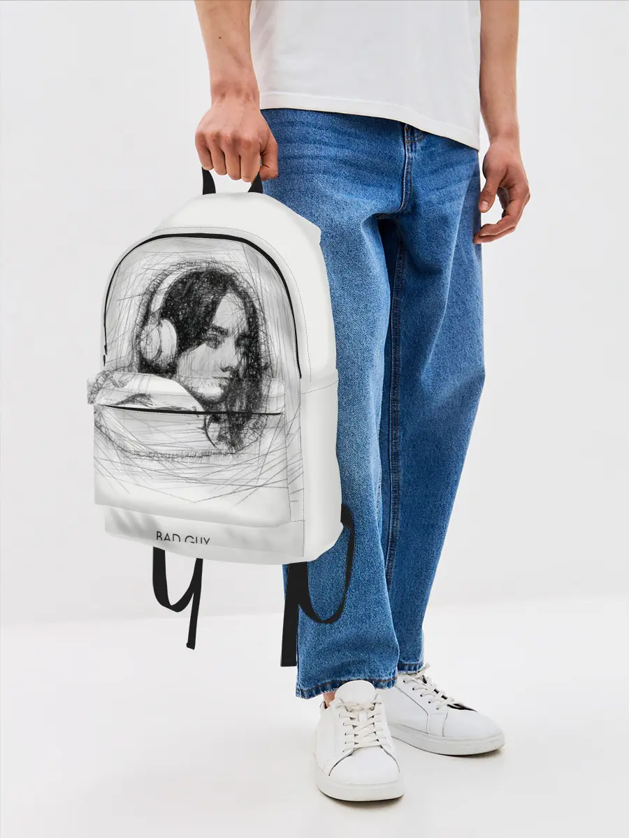 Рюкзак джинсовый / Billie Eilish