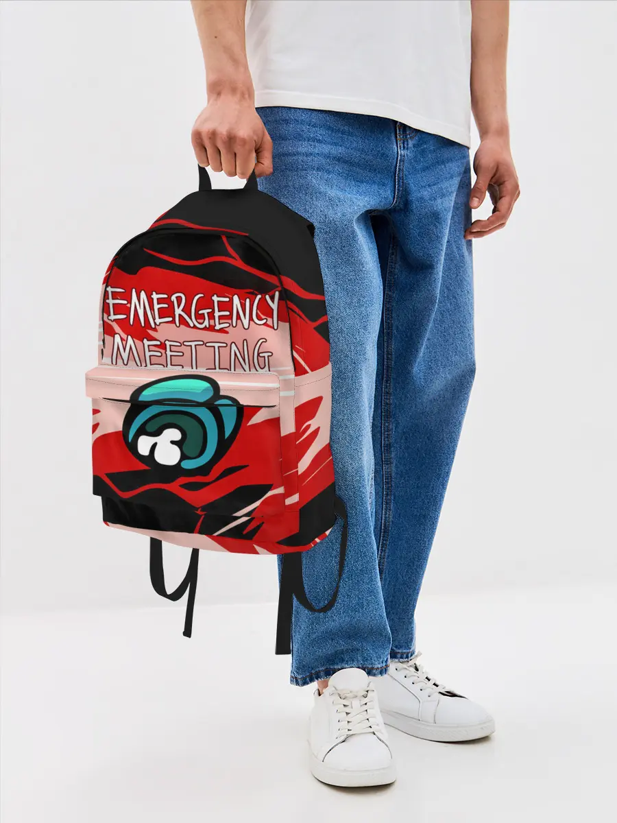 Рюкзак джинсовый / AMONG US