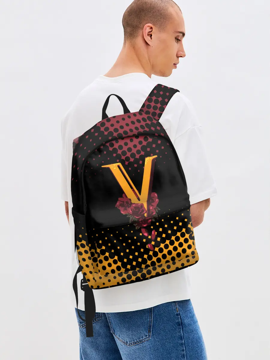 Рюкзак джинсовый / CYBERPUNK 2077 / VALENTINO.