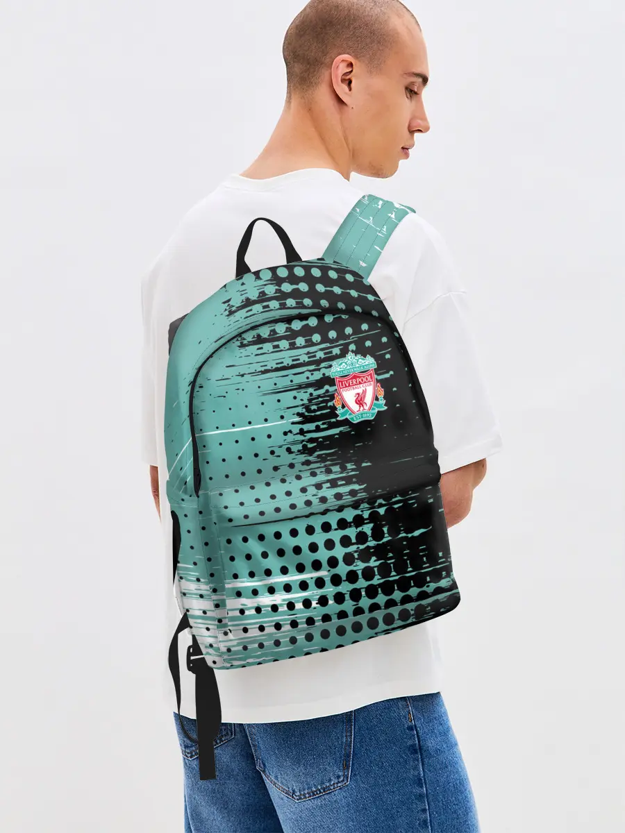 Рюкзак джинсовый / Liverpool / Ливерпуль.