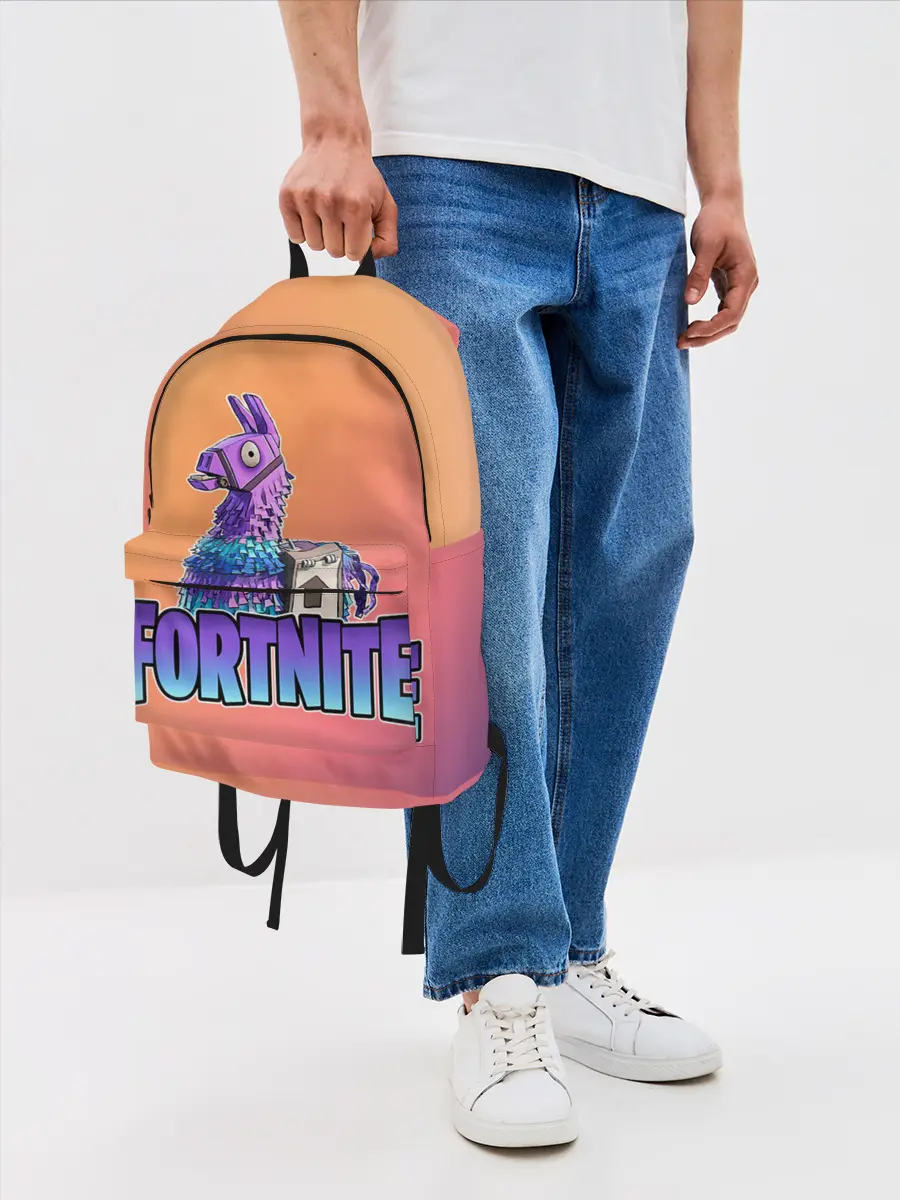 Рюкзак джинсовый / Fortnite | Lama