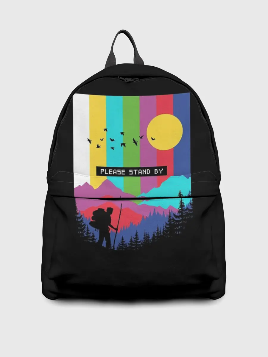 Рюкзак джинсовый / ПОЖАЛУЙСТА, ПОДОЖДИТЕ