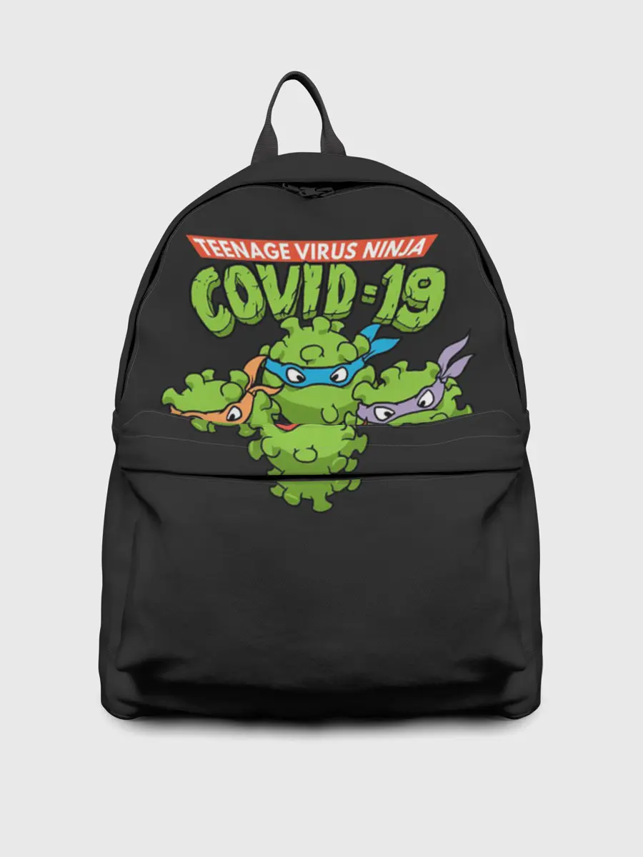 Рюкзак джинсовый / Covid | Черепашки