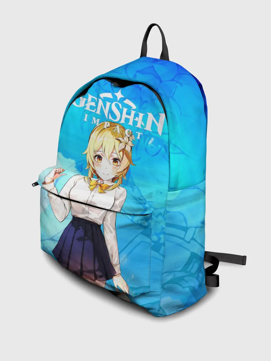 Рюкзак джинсовый / Genshin Impact - Lumine