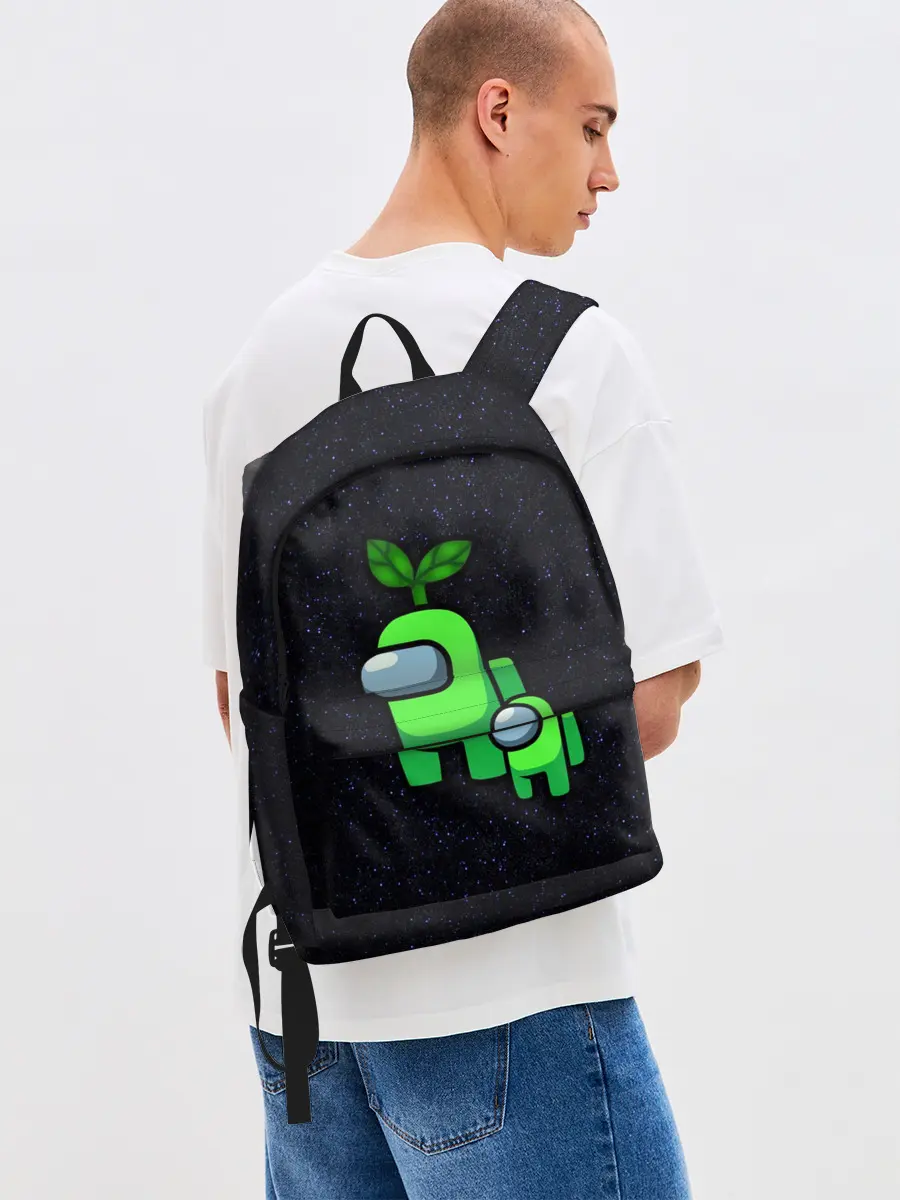 Рюкзак джинсовый / Among us Lime+ kid lime