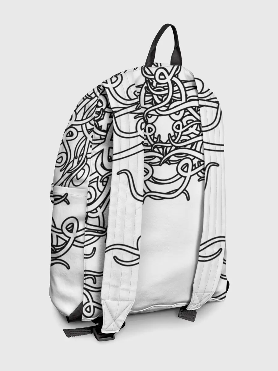 Рюкзак джинсовый / Фэнтези мотылёк