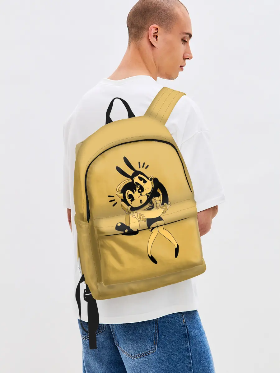 Рюкзак джинсовый / Bendy And The Ink Machine