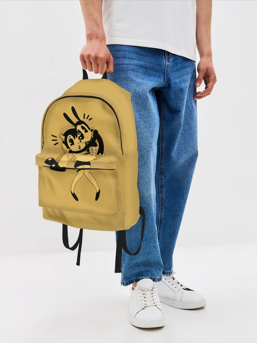 Рюкзак джинсовый / Bendy And The Ink Machine