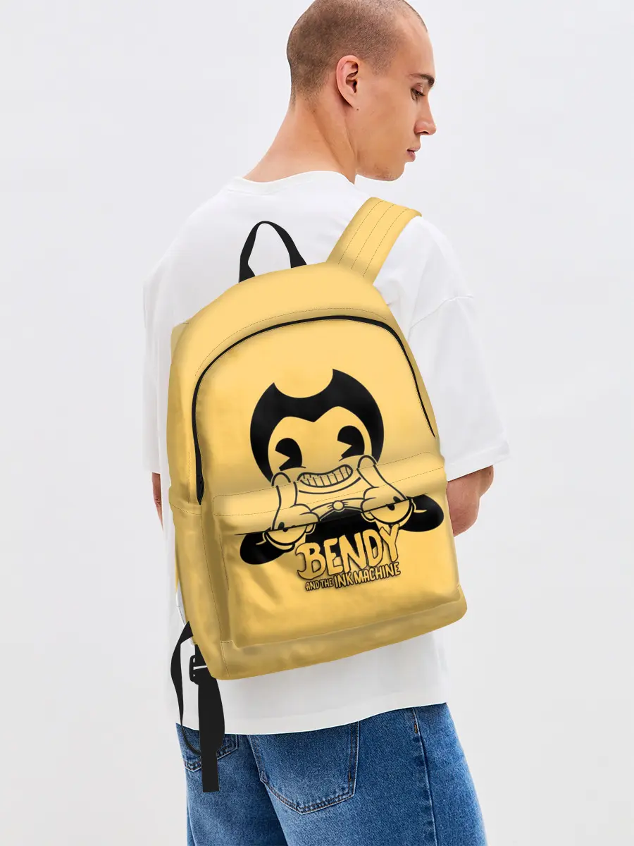 Рюкзак джинсовый / Bendy And The Ink Machine