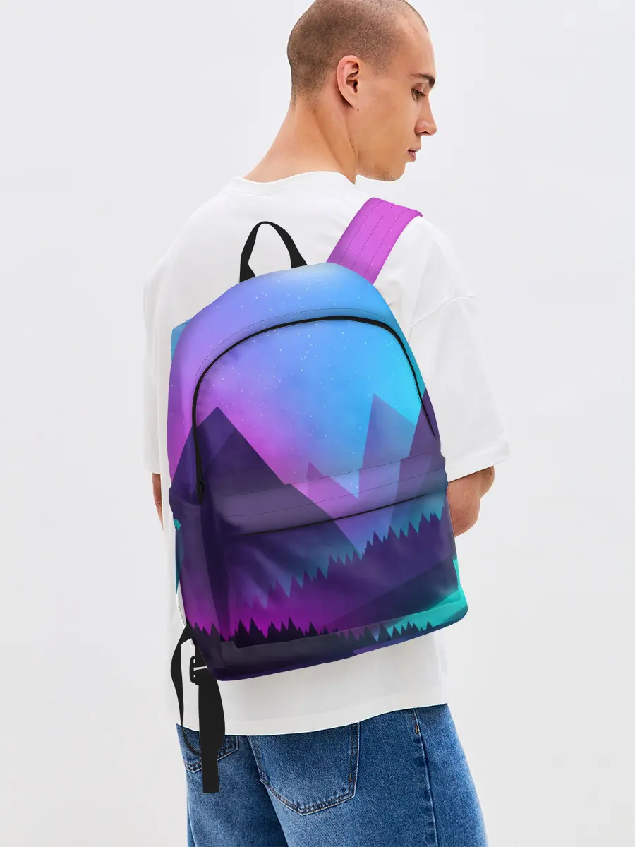 Рюкзак джинсовый / NEON FOREST