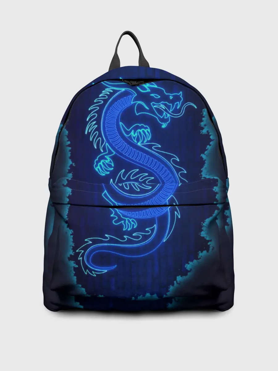 Рюкзак джинсовый / NEON DRAGON