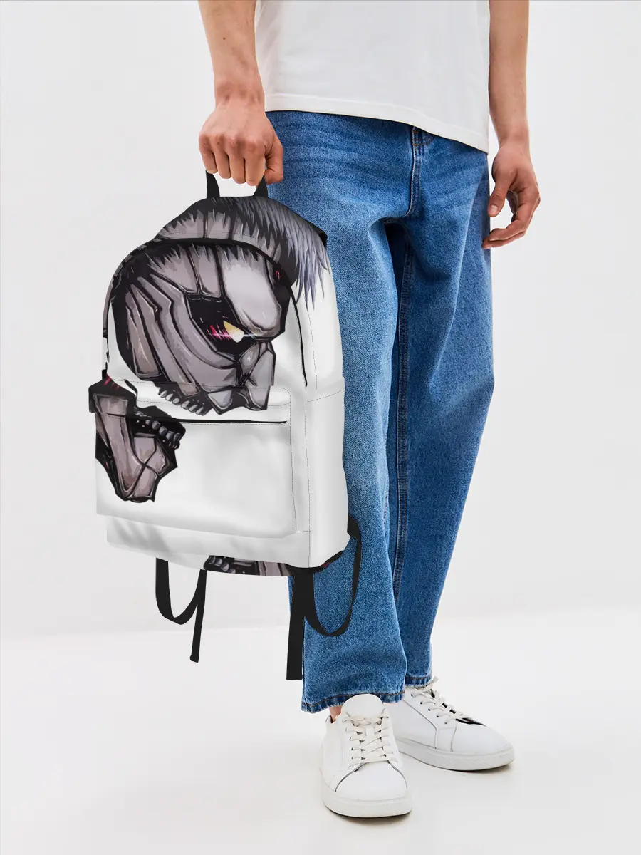 Рюкзак джинсовый / Злобный титан