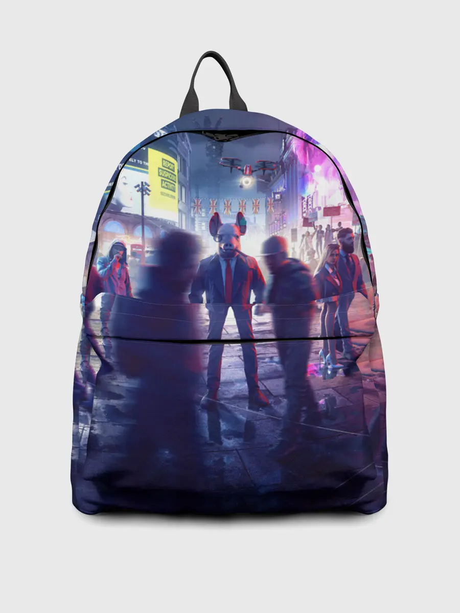 Рюкзак джинсовый / Маска Watch dogs