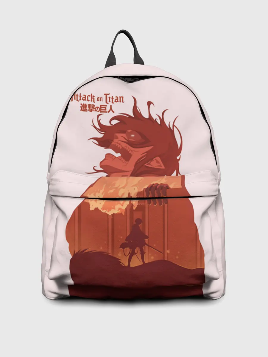 Рюкзак джинсовый / Арт Кричащий титан!