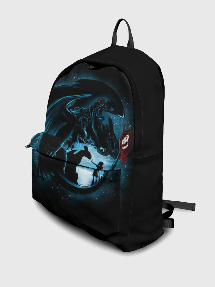 Рюкзак джинсовый / Как приручить дракона