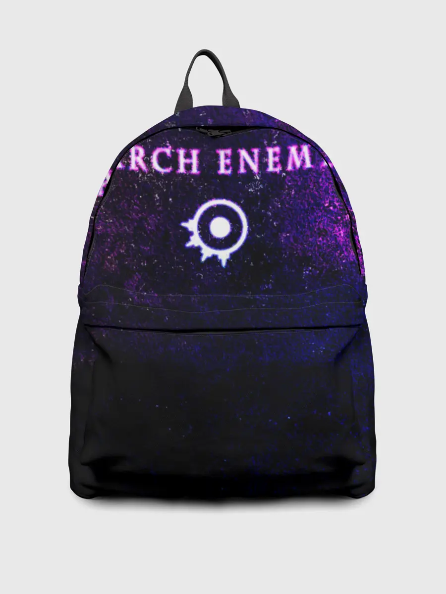 Рюкзак джинсовый / Arch Enemy. Neon logo