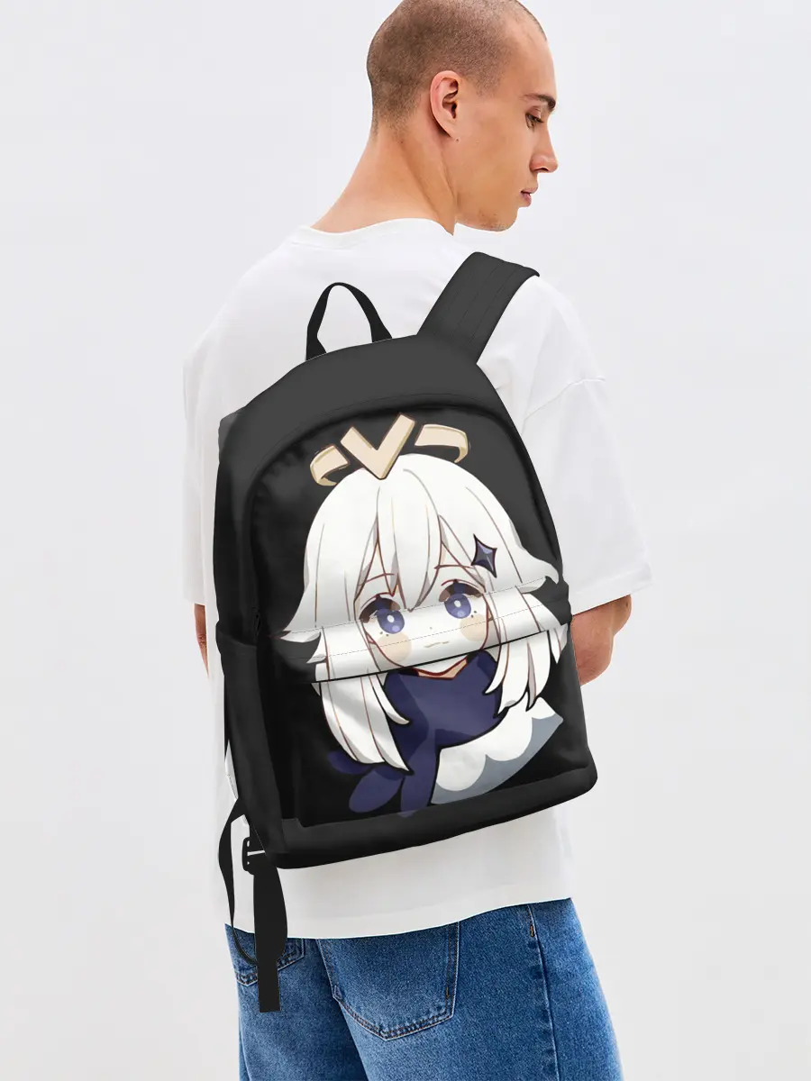 Рюкзак джинсовый / Genshin Impact Paimon