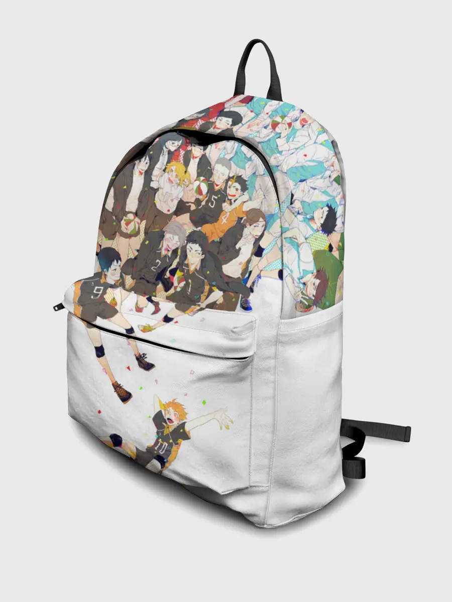 Рюкзак джинсовый / Все герои Haikyuu