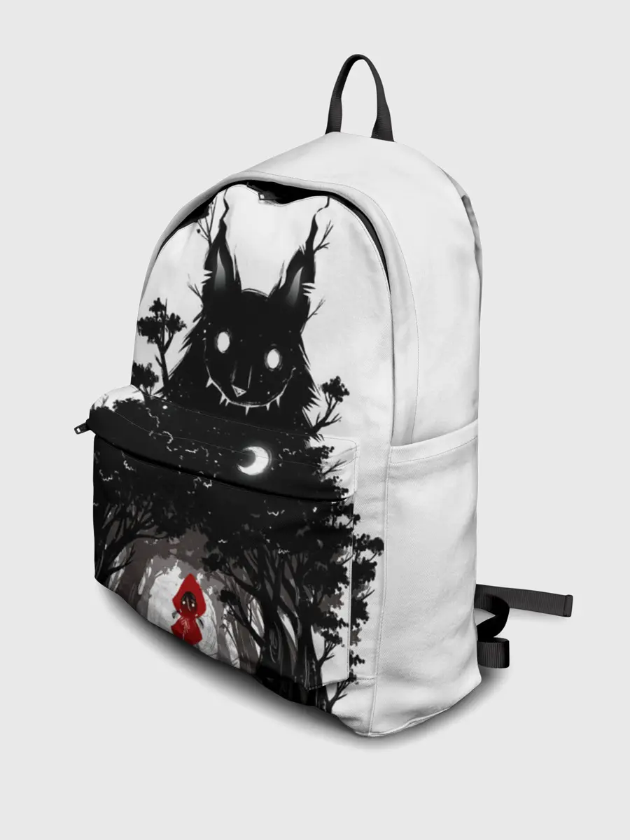 Рюкзак джинсовый / Красная шапочка