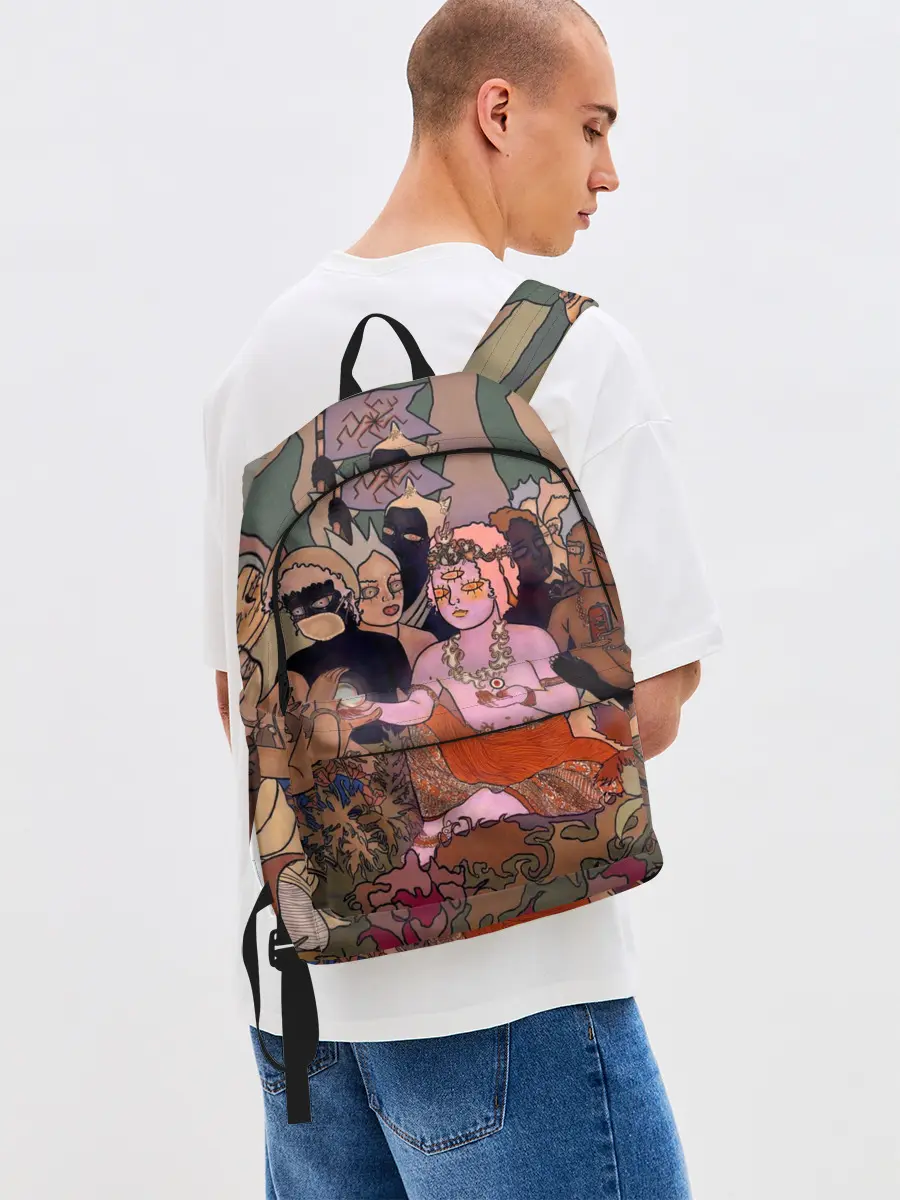 Рюкзак джинсовый / BRING ME THE HORIZON ART