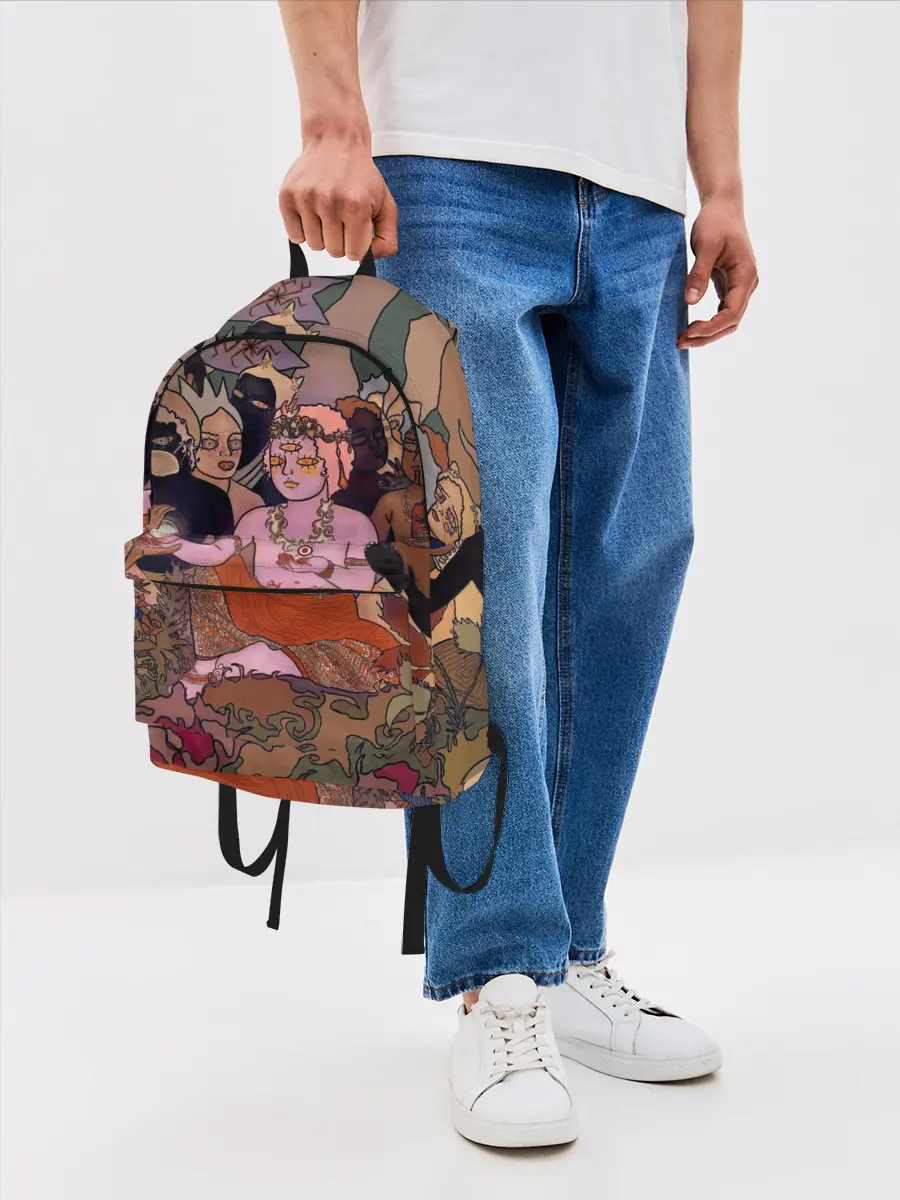 Рюкзак джинсовый / BRING ME THE HORIZON ART