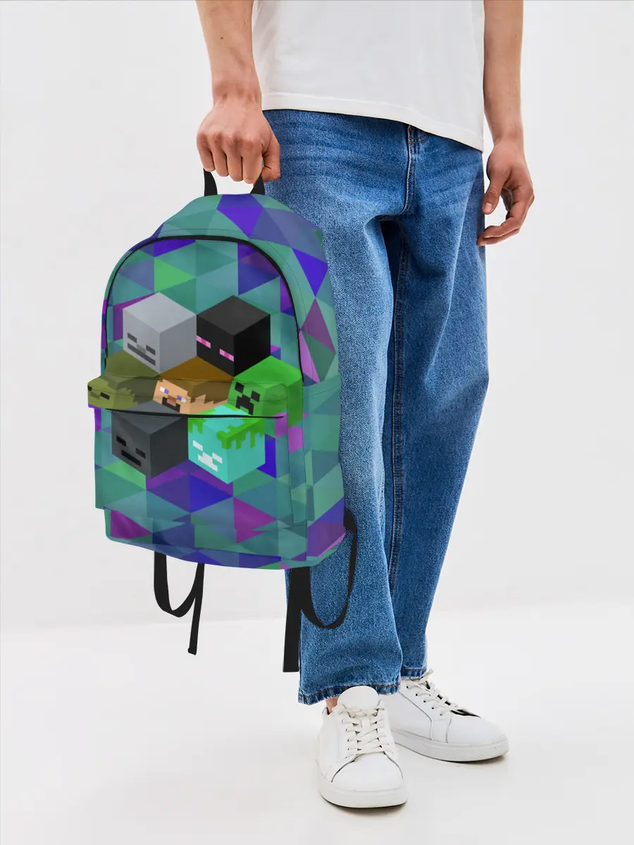 Рюкзак джинсовый / Minecraft
